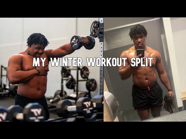 My D1 Workout Split To Get Bigger, Faster, And Stronger | Day In The Life | Snow Day | Full Workout