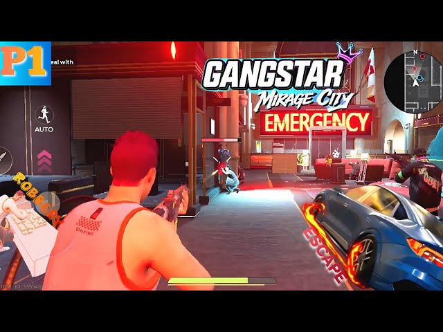 Robbed the Bank in First Mission || GANGSTER Mirage City Gameplay