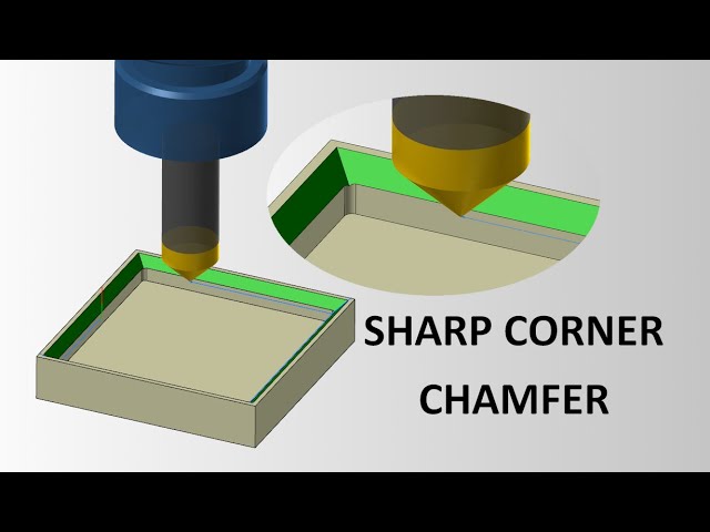 Mastercam tip: Internal sharp corner chamfering