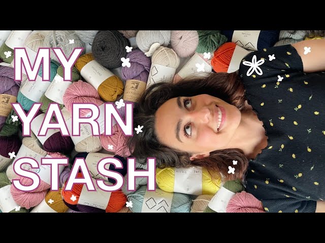 My yarn collection after 4 years of knitting (help!) | Woozy By Céline