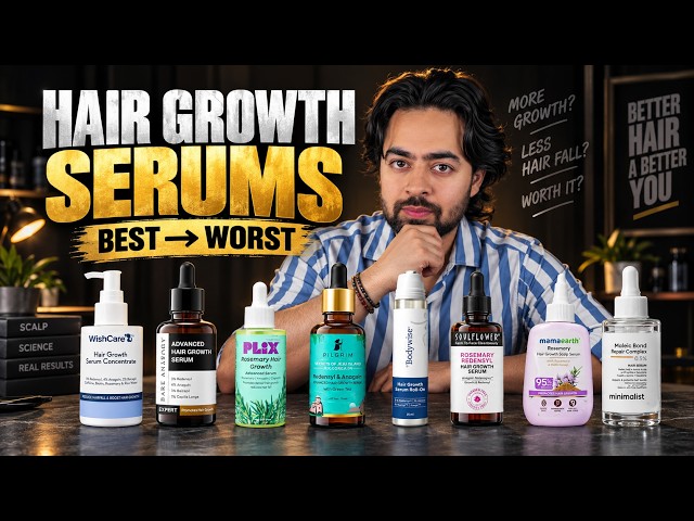 Best Hair Growth Serum in India 2026  8 Serums Tested & Ranked
