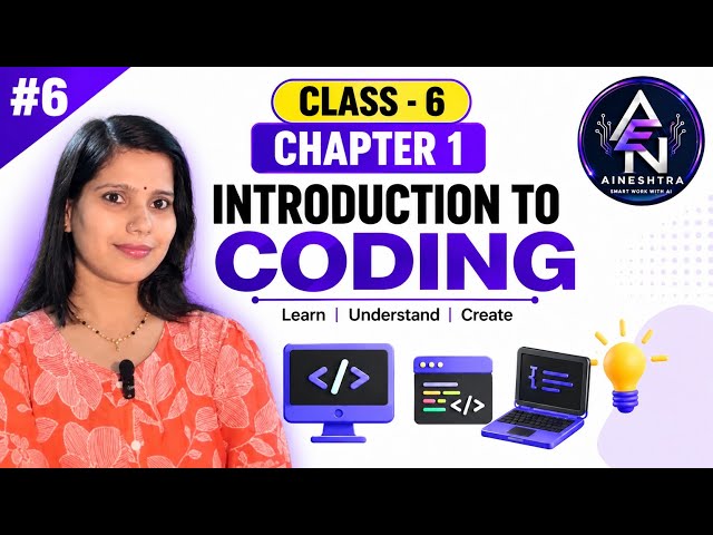 Class 6 Coding Chapter 1 | Quiz Time & Complete Revision | Introduction to Coding #6