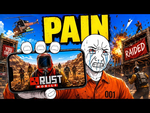 Solo Rust Mobile is a Nightmare for Beginners