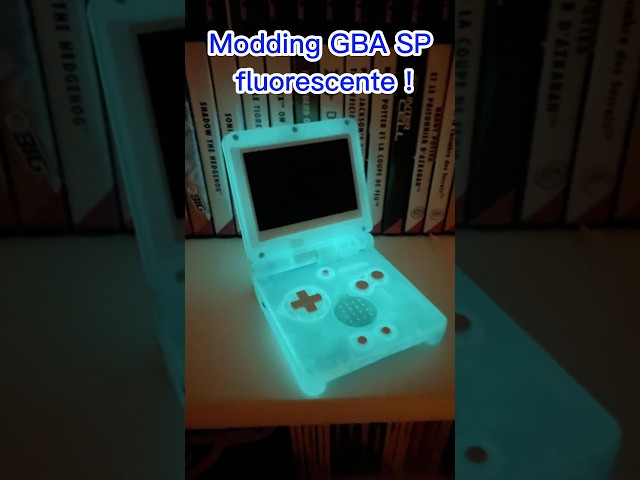 Modding a fluorescent GBA SP! #retrogaming #modding #gaming #ipsscreen