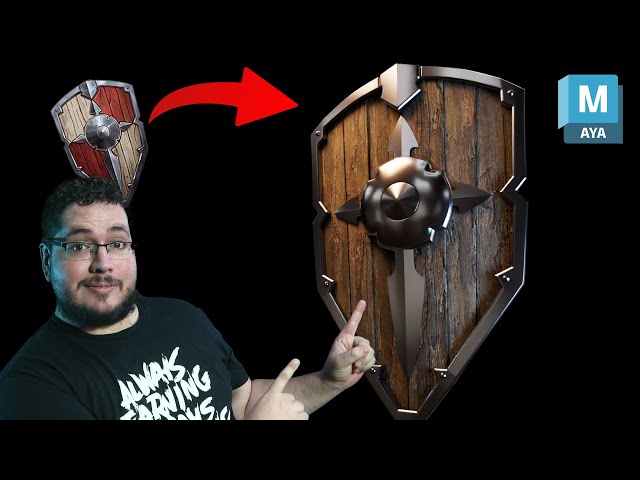 Maya Medieval Shield Tutorial Part 1: Modelling