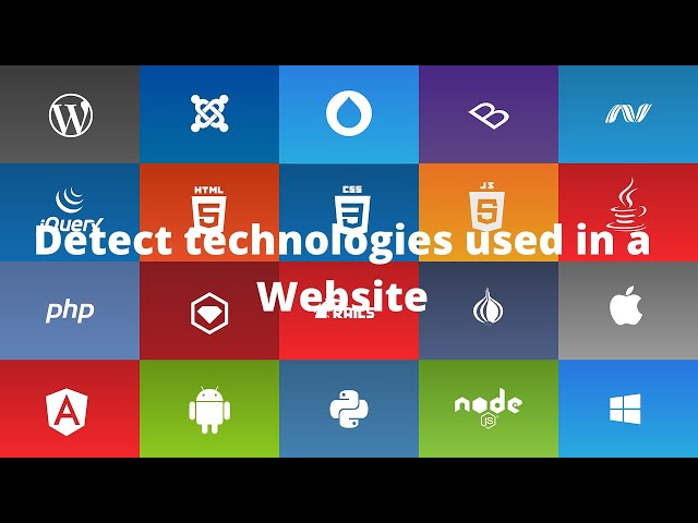 How to detect Technology used in a Website || Easy Coding