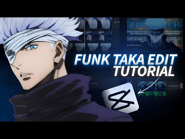 How to Make Trending Funk Taka Anime Edit in CapCut | Capcut Tutorial