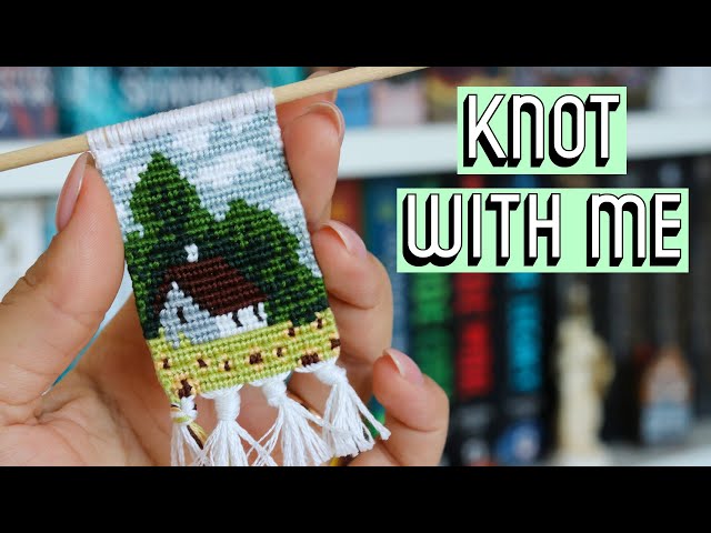 House in a Meadow Wall-Hanging || Friendship Bracelets