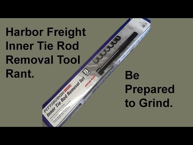 Harbor Freight Inner Tie Rod Removal Tool Review and Rant Item # 63705