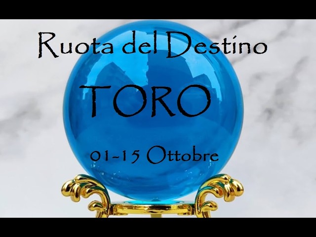 TORO🎃Metterete le cose in chiaro, prima di tutto dentro di voi🎃01-15 OTTOBRE 2026 Ruota Destino