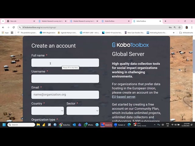 Navigating the Kobo Collect interface- Part 1