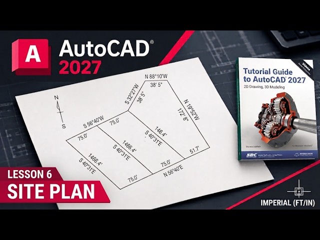 AutoCAD 2027 Tutorial for Beginners (Step-by-Step) | USA University Drawing