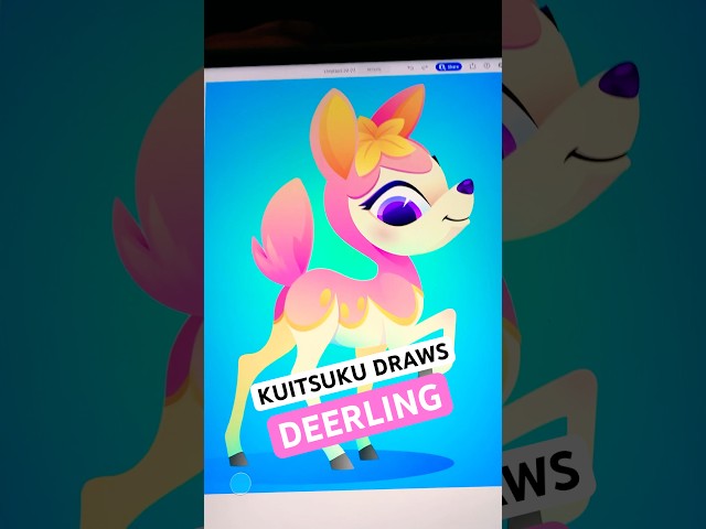 Kuitsuku Draws Deerling! #shorts