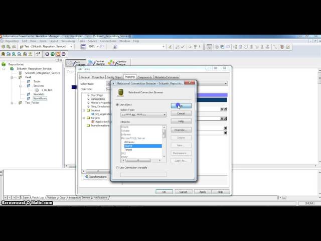 Informatica mapping,session and workflow creation