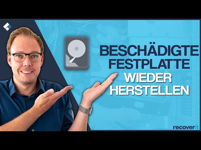 Daten von einer beschädigten Festplatte wiederherstellen