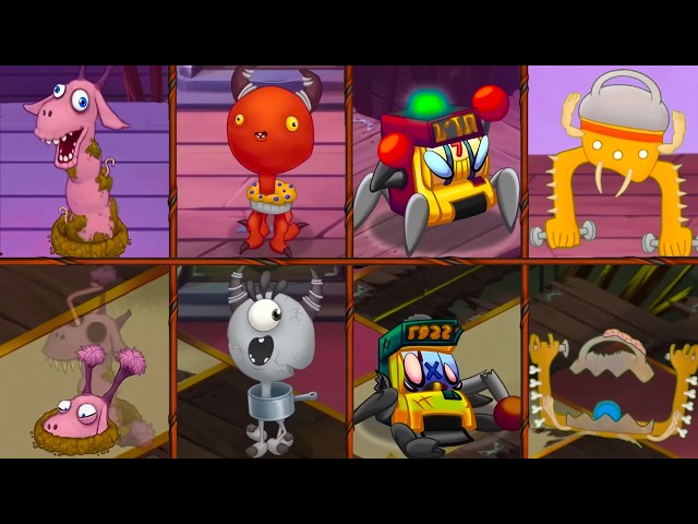 ALL Monsters Paironormal Carnival Major vs Minor Fanmade ( latest )  || My Singing Monster