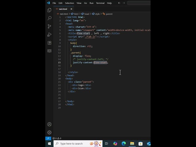 Flex-start vs Left in CSS | Direction Matters
