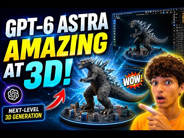GPT -6 Astra is Amazing at 3D!