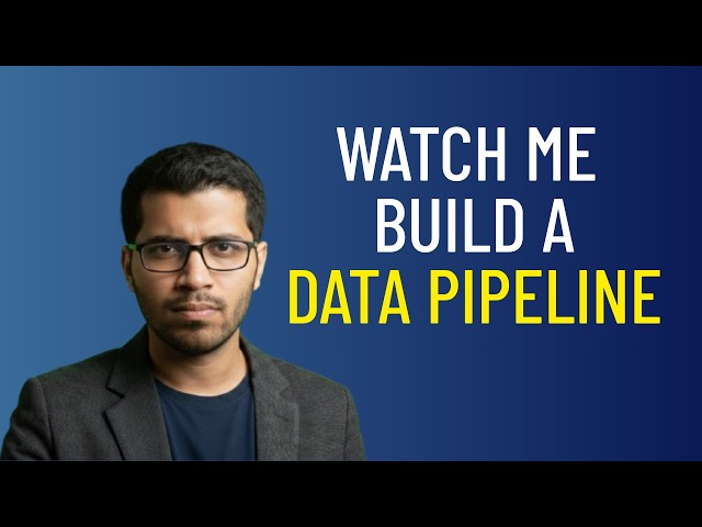 Watch Me Build A Data Pipeline LIVE