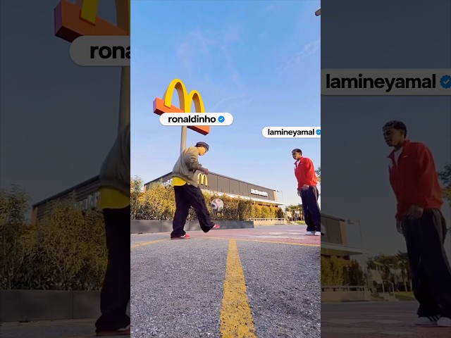 IMPOSSIBLE LAMINE YAMAL VS RONALDINHO TRICKSHOT!!