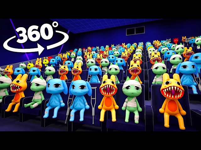 360° Animal Hospital Characters In CINEMA HALL |Roblox| VR 4K