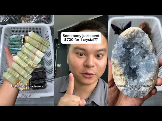 Pack 8 crystal orders, total $6,600