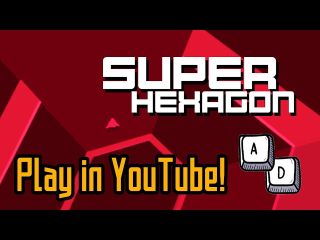 This Video is a Game | Super Hexagon