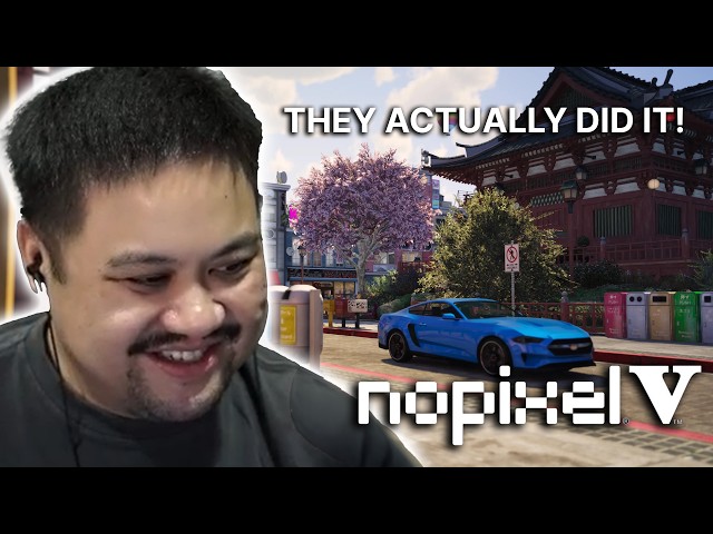I Reacted to the NoPixel V Trailer (Rockstar Collab is Insane)