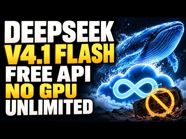 DeepSeek V4.1 Flash Free API, No GPU, Unlimited 