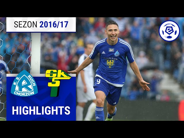 Ruch Chorzów - Górnik Łęczna 2:1 | SKRÓT | Ekstraklasa 2016/17 | 1. Kolejka