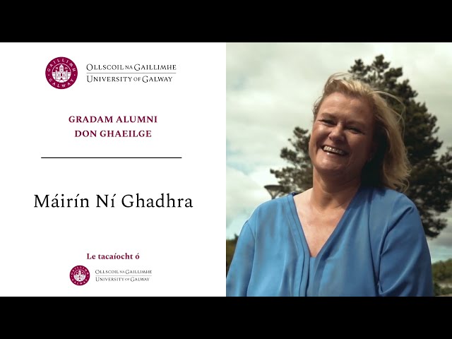 Gradaim Alumni 2023 - Ollscoil na Gaillimhe: Máirín Ní Ghadhra