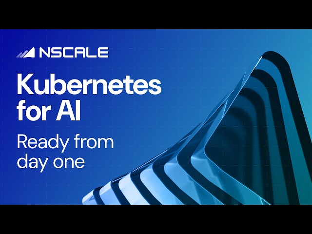 Kubernetes for AI: ready from day one