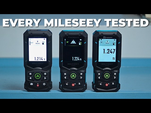 All 3 Mileseey Laser Measures Tested (S50, S50R, S50C) - Here's Which One You Actually Need