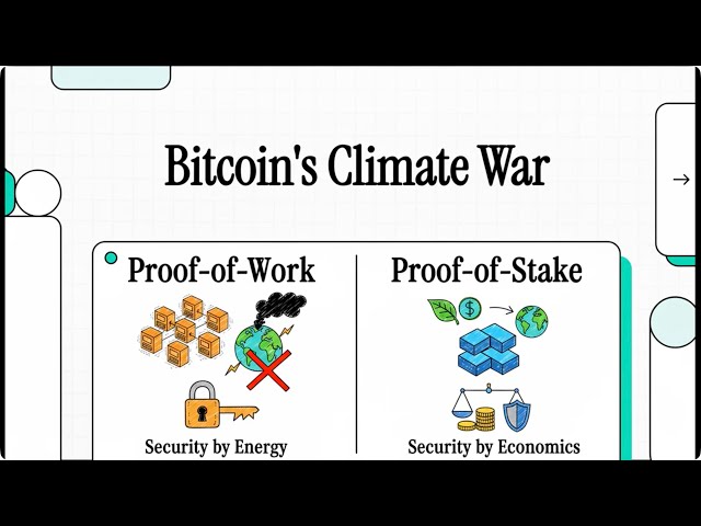 Bitcoin's Climate War: Proof-of-Stake Killed 99% of Energy Use【Dr. Deric】