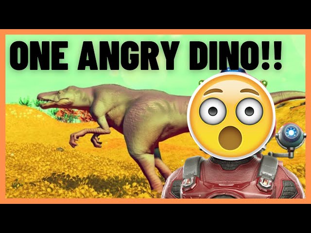 Dinosaurs are VERY ANGRY | No Man's Sky 2021 #Shorts