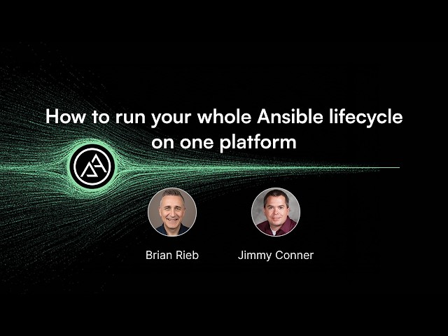 How to Run Your Whole Ansible Lifecycle on One Platform