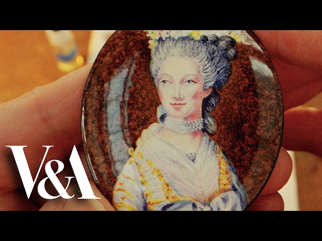 How a Tiny Enamel Portrait Miniature Is Made | Painting with Glass and Fire