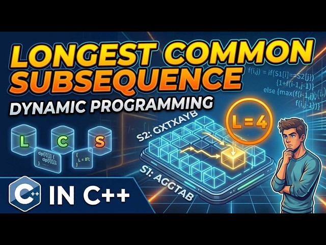 Longest Common Subsequence | LCS | Dynamic Programming | LeetCode | DSA Journey