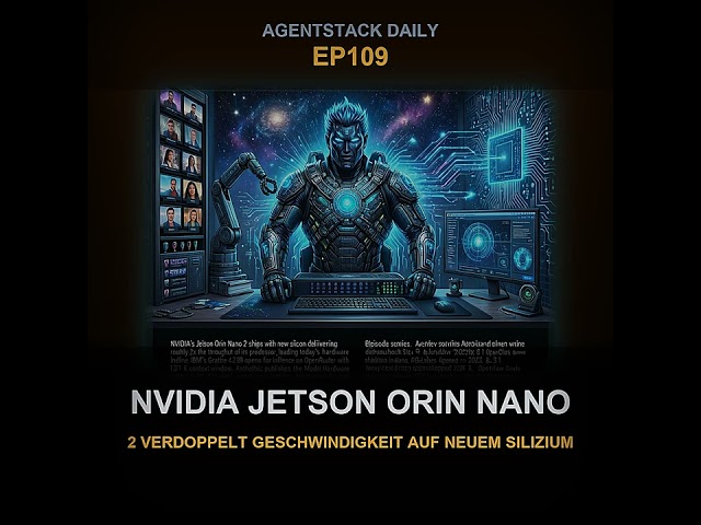 Folge 109: NVIDIA Jetson Orin Nano 2 verdoppelt Geschwindigkeit auf neuem Silizium | AgentStack D...