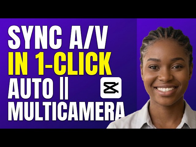 How to Automatically Sync Audio and Video On Capcut Mobile and PC || Multicamera