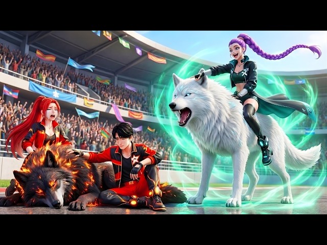 Emerald Family VS Ruby Family- RUMI Gets The Magic Wolf Racing Championship - KPOP Demon Hunters