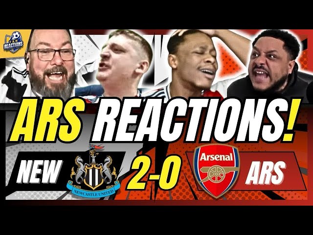 ARSENAL FANS MISERABLE😩REACTION TO NEWCASTLE 2-0