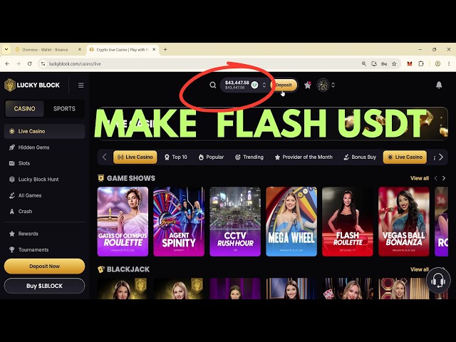 How to Create Flash USDT | Gambling Flash