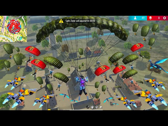 35 Kills 💪 PARAFAL+MP5 99% Headshot Rate ⚡| Solo Vs Squad🪂[ Full Gameplay ] Intel i5 💻 FreeFire