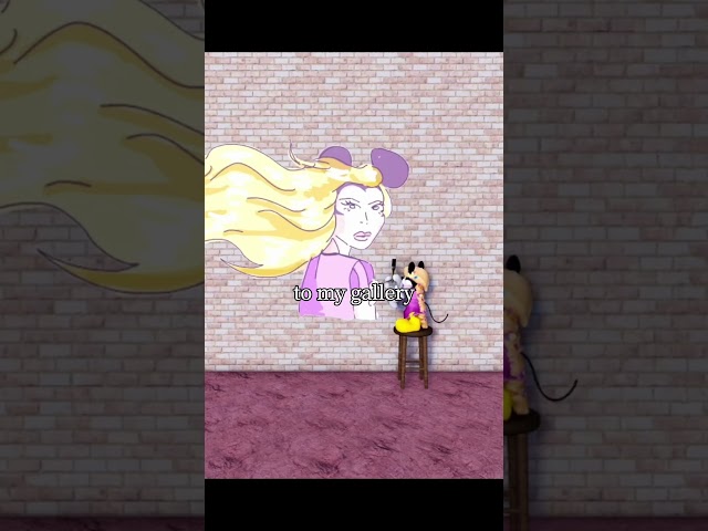 MICKEY becomes RAPUNZEL πΈβοΈ #roblox #funny