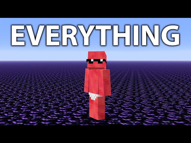 Can You Beat Minecraft But It's 100% Obsidian?