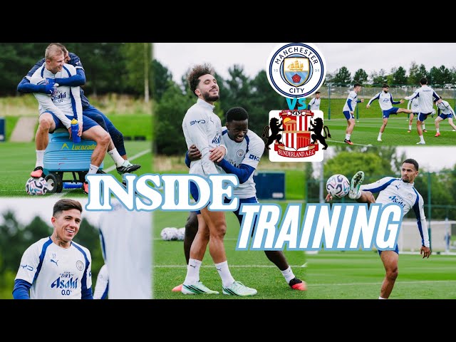 INSIDE TRAINING: INJURY BOOST AS JEREMY DOKU RETURNS TO TRAINING AHEAD OF SUNDERLAND SUNDAY CLASH!