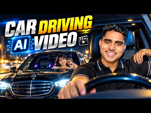 Trending Car Driving Ai Video Editing Prompt | Instagram Viral Pata Chalega song Reels Editing