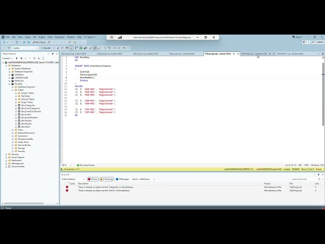 Prog SQL server tutorial