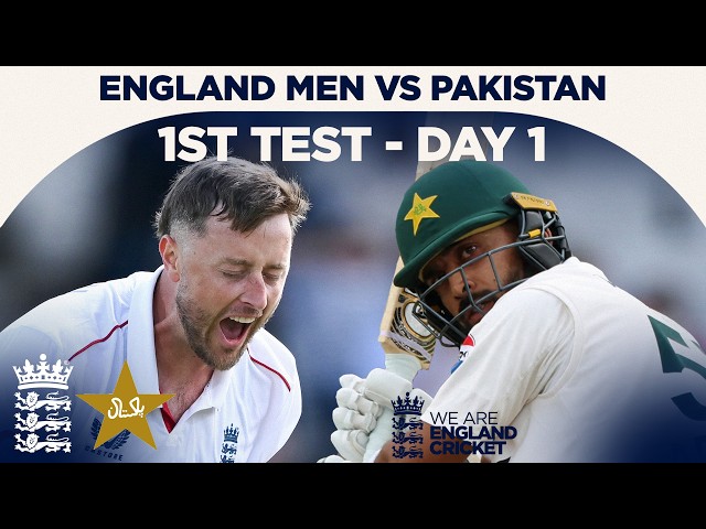 Wickets Galore in Series Opener | Highlights - England v Pakistan Day 1 | Rothesay Test 2026